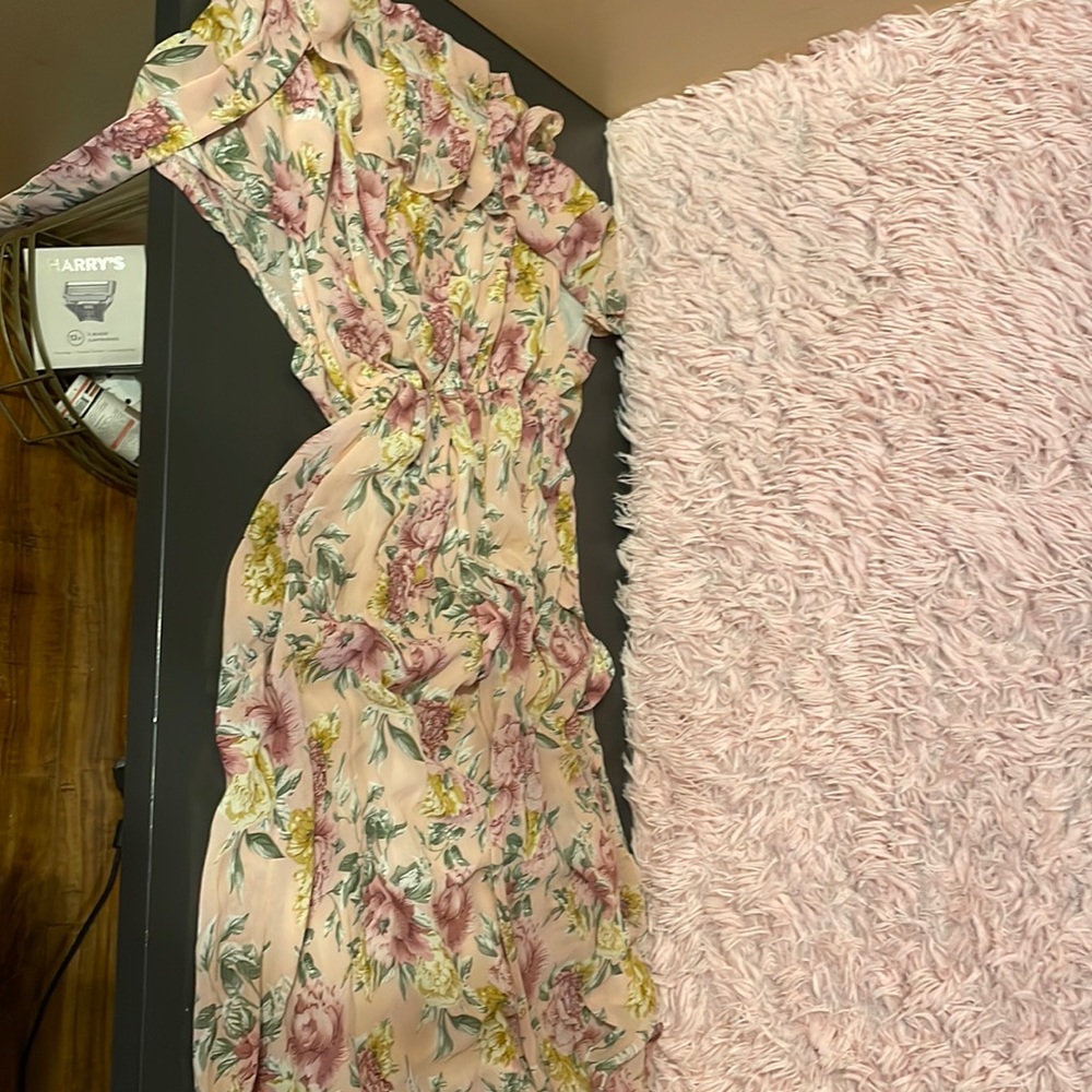 Yuna L Pink Floral Dress